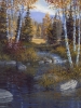 Fall on the River-Triptych-Left Panel